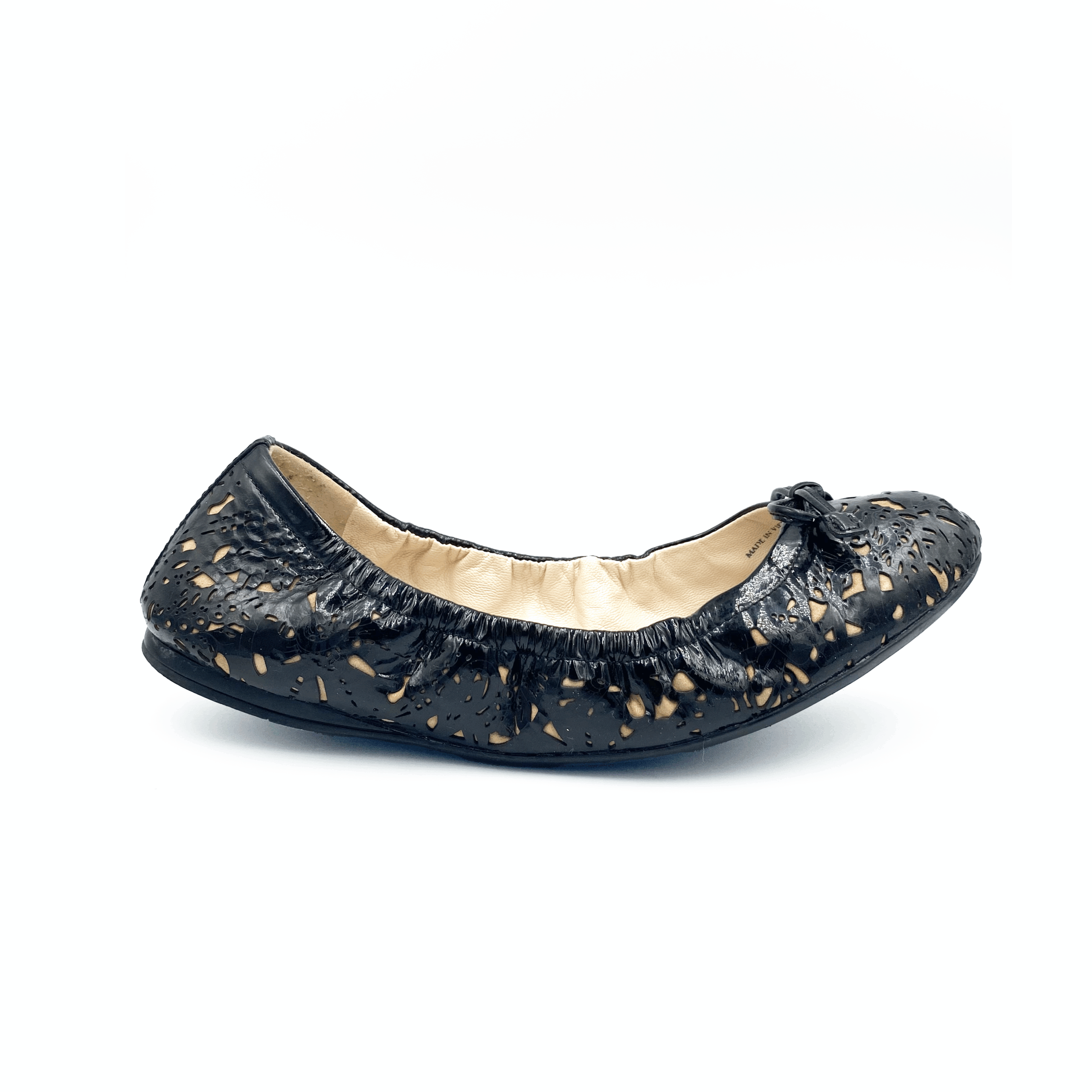 Tweedehands Prada ballerina flats lasercut maat 37