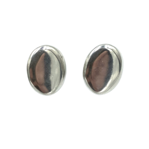 Isabel Marant oorbellen ovaal zilverkleurig