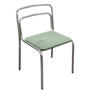 Buisframestoel met applicatie